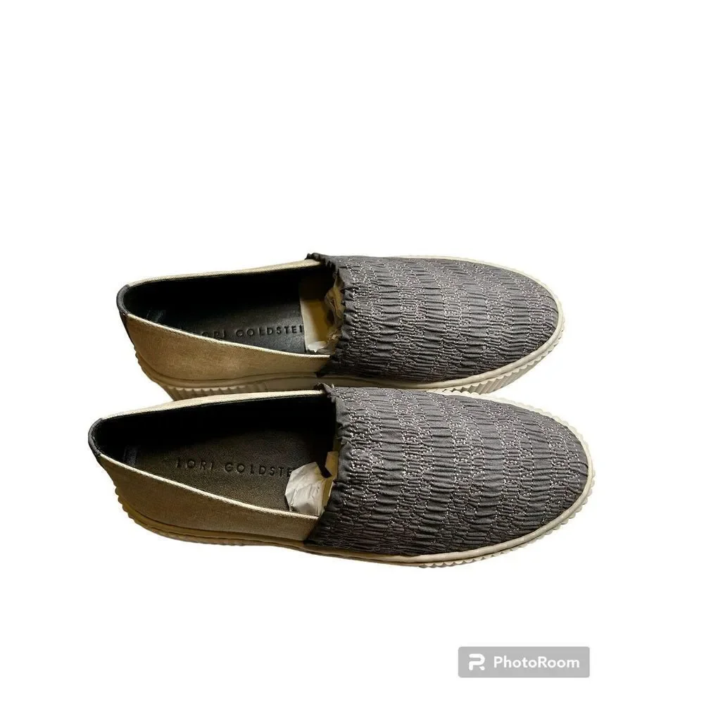 Lori Goldstein Women's Sabrine Slip On Sneakers- Lavagna, Size US 7M Boho